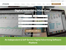 Tablet Screenshot of choozle.com